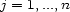 j = 1,...,n 