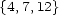 {4,7,12} 