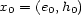 x0 = (e0,h0) 