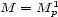 M = M 1p 