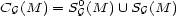 CG(M ) = S0G(M ) U SG(M ) 