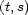 (t,s) 