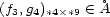 (f,g ) (- � A 3 4 *4�*9 