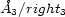 �A3/right3 
