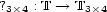 ?3�4 : T --> T3�4 