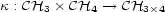 k : CH3 � CH4 --> CH3 �4 