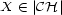 X (- |CH | 