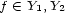 f (- Y ,Y 1 2 