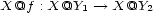 X@f : X@Y --> X@Y 1 2 