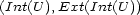 (Int(U ),Ext(Int(U )) 