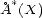  * �A (X) 