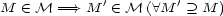 M (- M ===> M ' (- M ( A M ' )_ M ) 