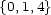 {0,1,4} 