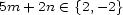 5m +2n (- {2,-2} 