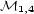 M1,4 