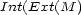 Int(Ext(M ) 