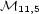 M11,5 