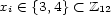 xi (- {3,4} < Z12 