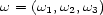 w = (w1,w2,w3) 