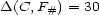 D(C,F#) = 30 