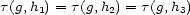 t(g,h ) = t(g,h ) = t(g,h ) 1 2 3 