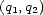 (q ,q ) 1 2 