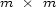 m � m 