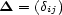 D = (dij) 