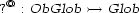 ?@ : ObGlob >-> Glob 