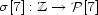 s[7] : Z --> P[7] 