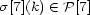 s[7](k) (- P[7] 